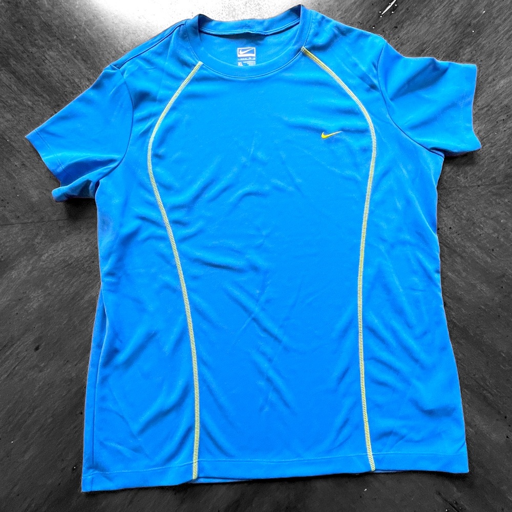 Nike Performance XL Blue Short Sleeve